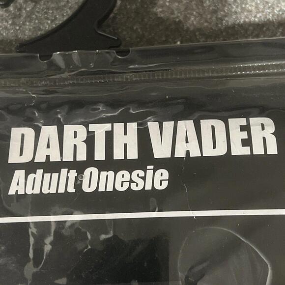 NEW ADULT Star Wars Disney Darth Vader Black 1-piece Halloween Costume Men Small - Picture 9 of 9